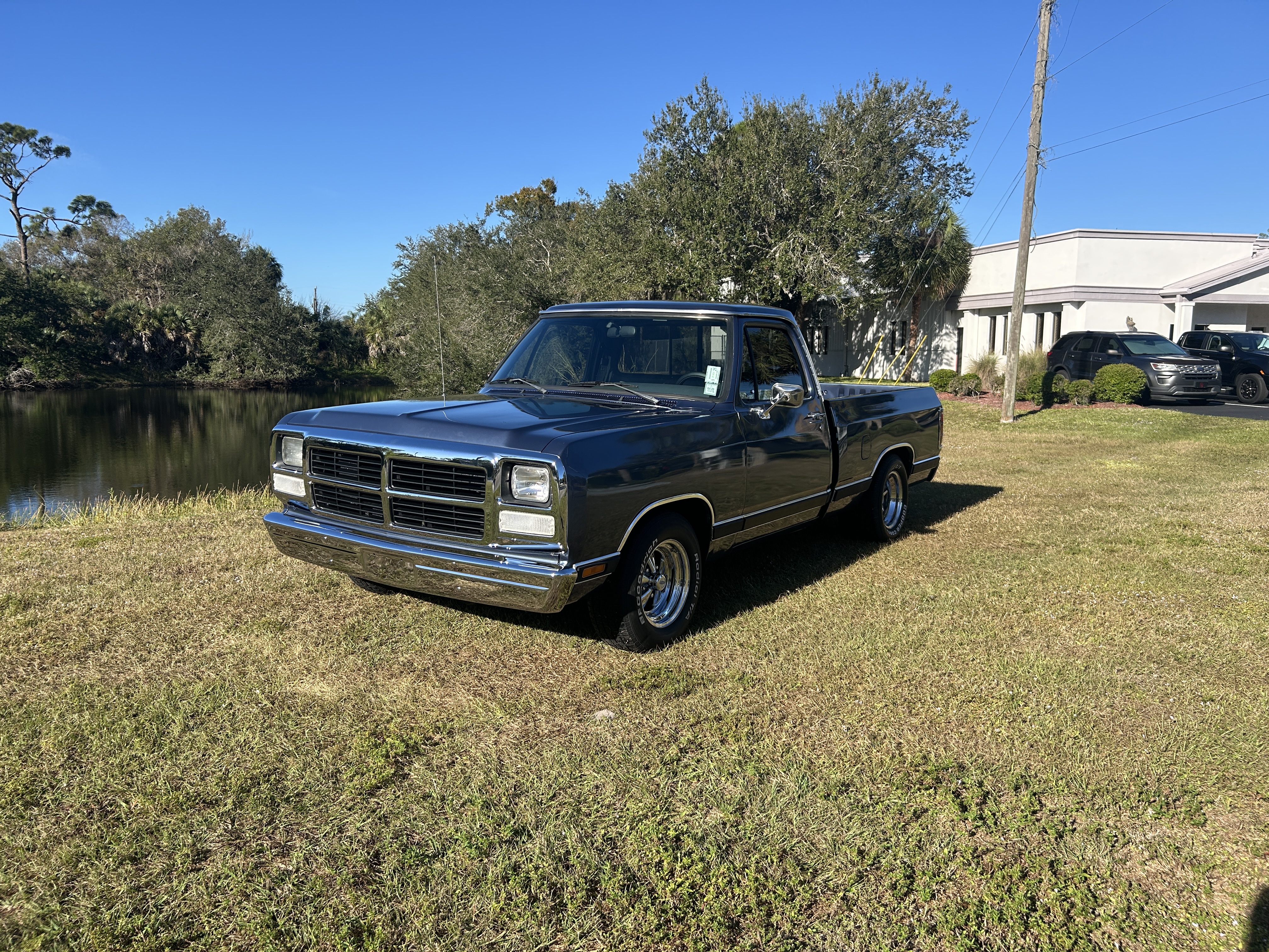 Classic Dodge truck after full detail
