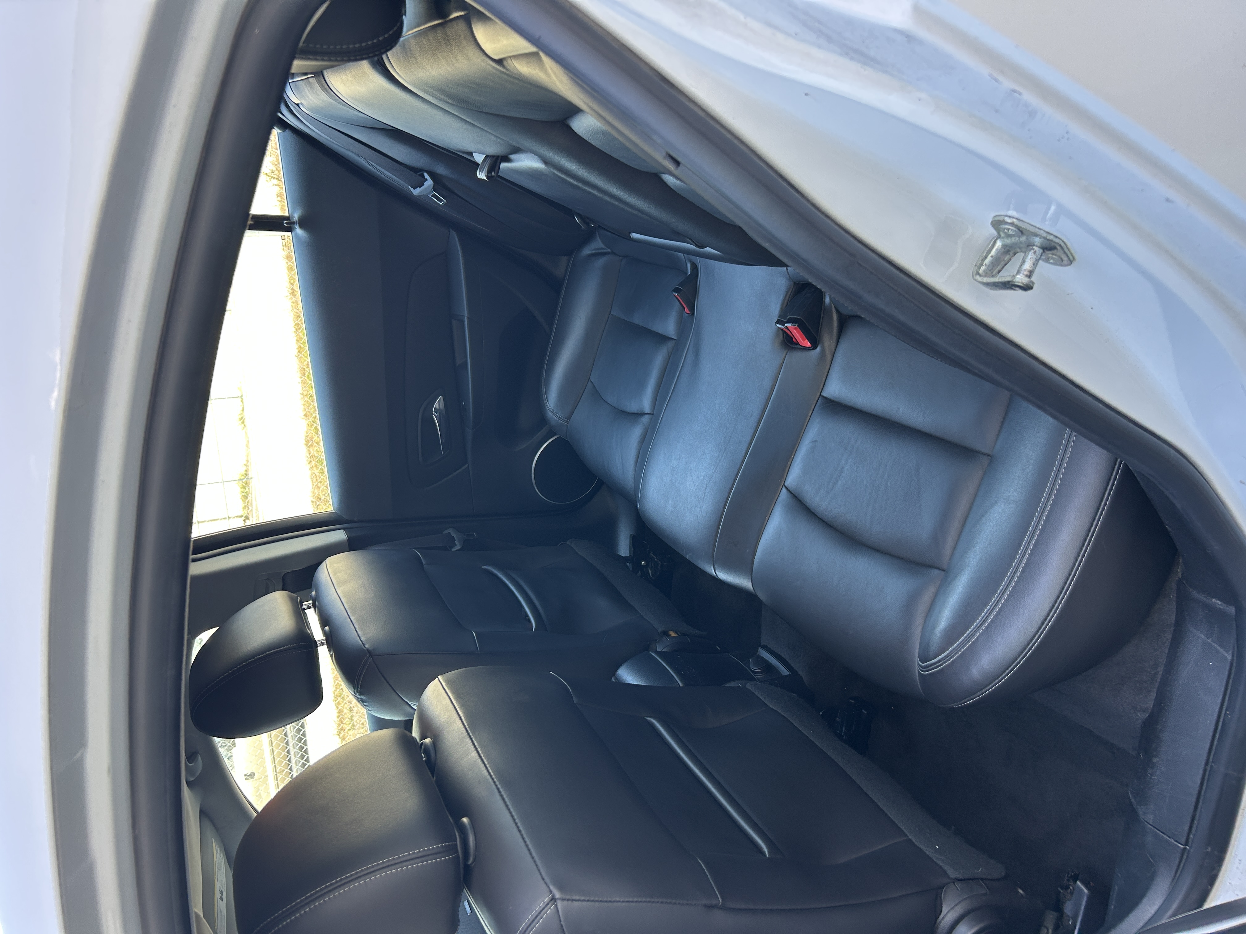 Chevy Cruze rear interior after detail